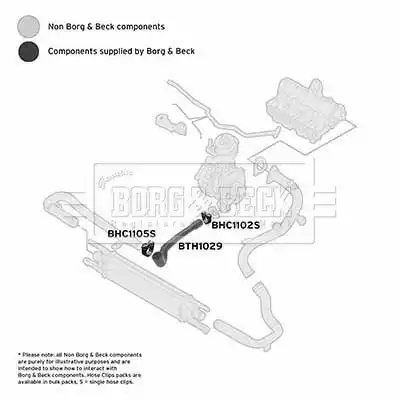 Патрубок воздушный BTH1029 BORG&BECK