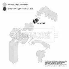 Патрубок воздушный BTH1242 BORG&BECK
