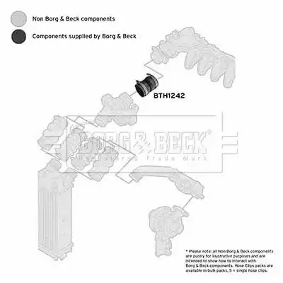 Патрубок воздушный BTH1242 BORG&BECK