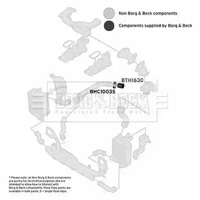 Патрубок воздушный BTH1630 BORG&BECK