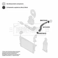 Патрубок воздушный BTH1379 BORG&BECK