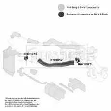 Патрубок воздушный BTH1052 BORG&BECK