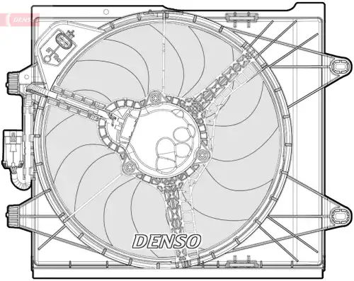 Вентилятор ДВС DER09096 DENSO