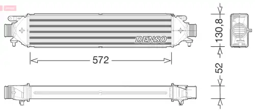 Интеркулер DENSO DIT01008