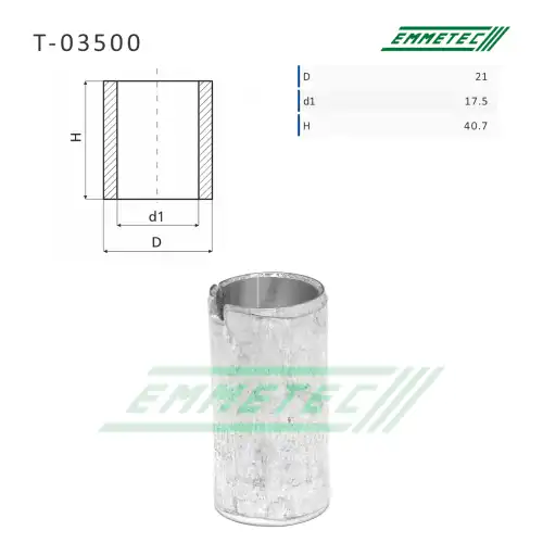 Втулка T03500 EMMETEC