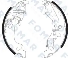 Тормозные колодки дисковые FOMAR FO9060