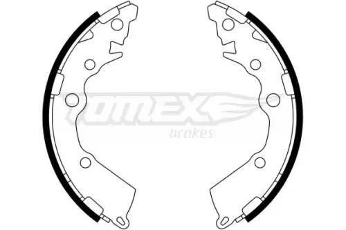 Тормозные колодки 2318 TOMEX