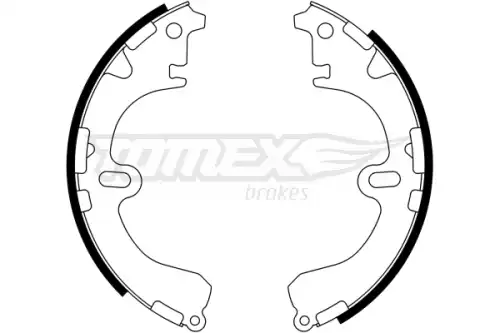 Тормозные колодки 2334 TOMEX
