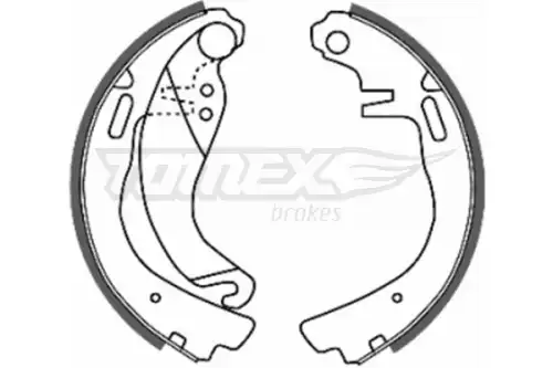 Тормозные колодки 2057 TOMEX