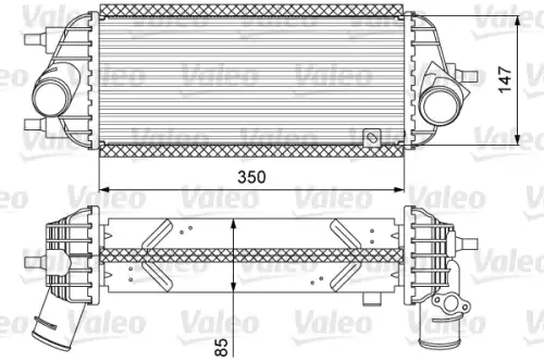 Интеркулер VALEO 818626