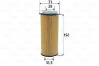 Фильтр масляный VALEO 586603 BMW E90/E91/E92/F01/F02 08>