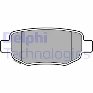 Тормозные колодки дисковые передняя ось DELPHI LP3455
