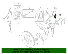 Датчик ABS MOTORCRAFT HV6Z2C204A