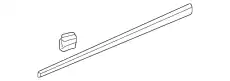 PROTECTOR, R. FR. DOOR 75302-SNE-A02ZF HONDA