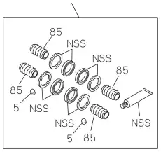 Ремкомплект 8973659140 ISUZU