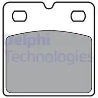 Тормозные колодки дисковые DELPHI LP3405