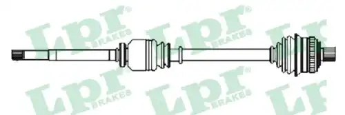 Приводной вал DS52562 LPR