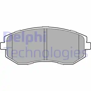 Тормозные колодки дисковые передняя ось DELPHI LP3459