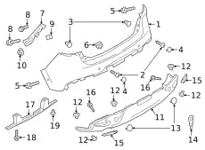 BCKN502J1B КРОНШТЕЙН ПЛАСТМАССОВЫЙ MAZDA