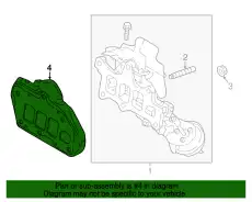 Прокладка коллектора MAZDA PY8V13460A