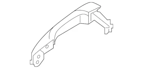 Ручка двери HYUNDAI / KIA 83651D3010