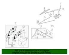 Hose assy - windshield washer 0K2A167500B HYUNDAI