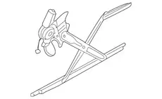 Стеклоподъемник  HYUNDAI / KIA 0K55258560G
