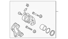 Caliper kit-brake,rh 58190A7A01 HYUNDAI