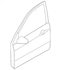 Дверь перед прав 760042F010 HYUNDAI