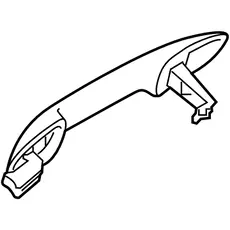 Ручка двери HYUNDAI / KIA 82651M6210