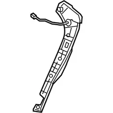 Weatherstrip assy - tailgate a/pinch, rh 83140D9100 HYUNDAI