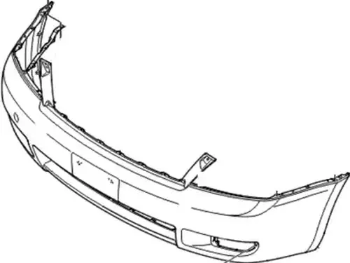 Накладка пер бампера 865114D000 HYUNDAI
