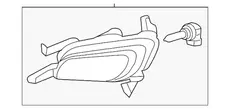 Противотуманка 922022T500 HYUNDAI