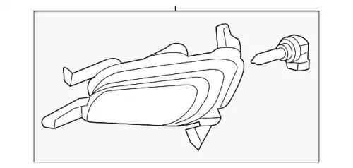 Противотуманка 922022T500 HYUNDAI