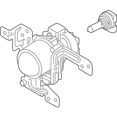Фара противотуманная HYUNDAI / KIA 92202K0000