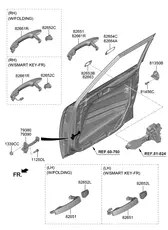 ОГРАНИЧИТЕЛЬ ДВЕРИ 76980K0000 HYUNDAI