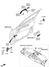 Ручка двери HYUNDAI / KIA 82661J5210