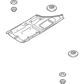 ПАНЕЛЬ ПОЛА КУЗОВА 84147D4500 HYUNDAI