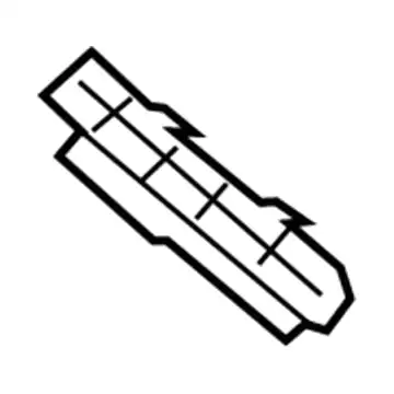 BRACKET, PLASTIC 866131M500 HYUNDAI