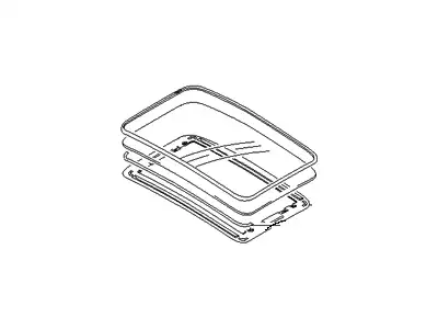 Стекло люка KIA 816102C000
