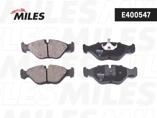 Тормозные колодки дисковые передняя ось MILES E400547