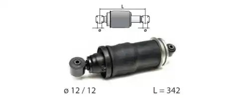 CABIN SHOCK ABS.C/W AIR BELLOW AC7054 ERREVI