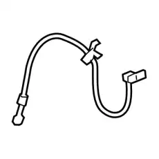 Hose - brake front, rh 58732S1000 HYUNDAI