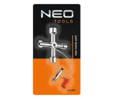 02-001 NEO Tools Ключ к шкафу 02-001