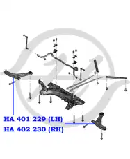 Рычаг подвески HANSE HA 401 227