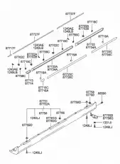 Moulding - side sill, rh 8775439000 HYUNDAI