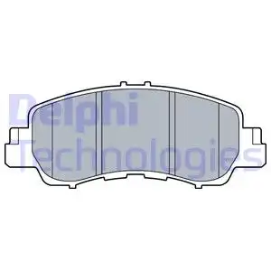 Тормозные колодки дисковые DELPHI LP3571
