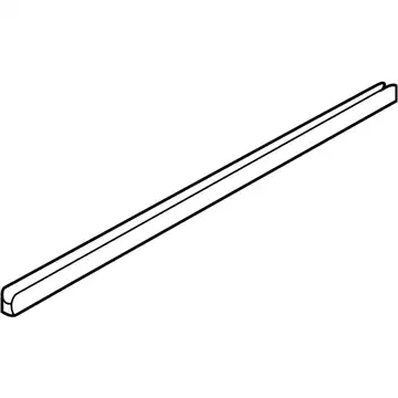 WEATHER STRIP-DOOR REAR,INNER LEFT 63712FA012 SUBARU