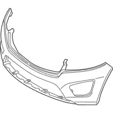 Бампер пер.литой 86511C6200 HYUNDAI