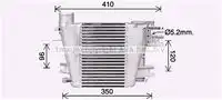 Радиатор системы охлаждения двигателя AVA DN4457